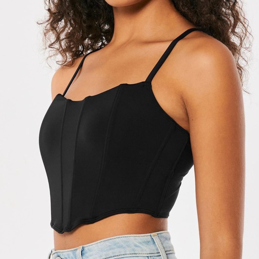 hollister corset tank top